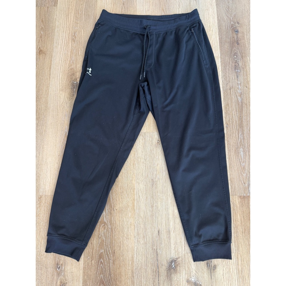 Under Armour Gorpcore Joggers Women XL Black Athletic Zipper Pocket Loose Fit